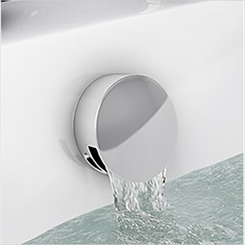 Tecaz - Cool Extrafil Pop Up Waste & Bath Filler, Double Ended Bath