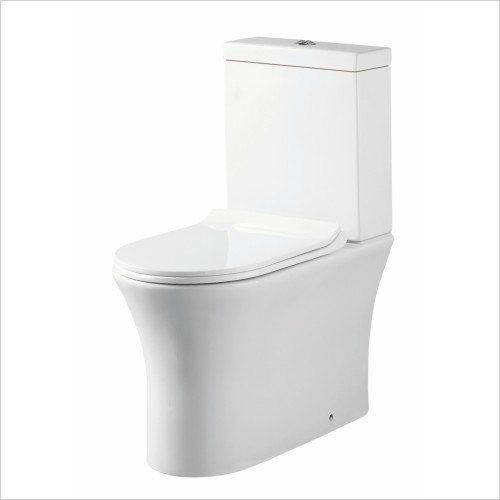 Reflections - Cameron Comfort Height Rimless Closed Back Toilet Inc Seat