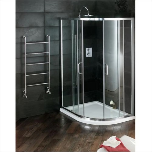 Tecaz - Atlas 1200 x 900mm Offset Quadrant Shower Enclosure