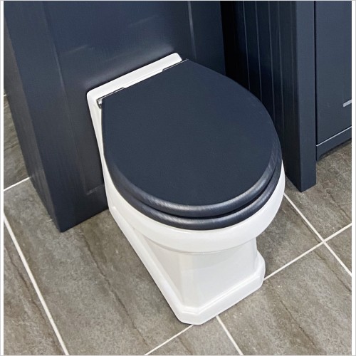 Old England - Durham Indigo Blue Soft Close Toilet Seat