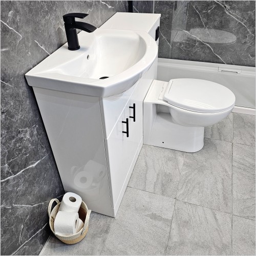 Tecaz - Playtime Black Wetroom St Moritz 1050 White Suite