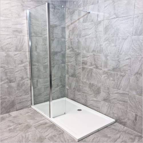 Tecaz - Atlas 1700 Walk in Shower Inc Deflector Panel