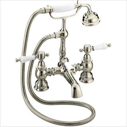 Heritage Bathrooms - Glastonbury Deck Bath/Shower Mixer