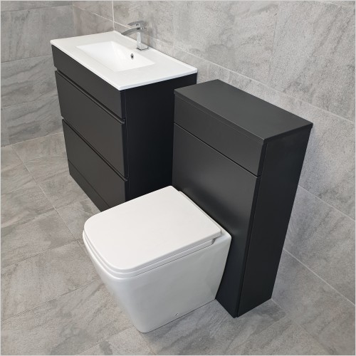 Gems - Moonstone Lucca 800mm Floorstanding Vanity & WC Unit Set