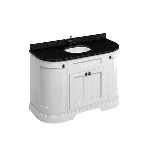 Burlington - 1340 Freestanding Unit With Doors & 2 Round Corner Cupboards