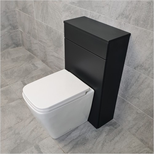 Gems - Moonstone Lucca 500mm WC Unit in Matt Dark Grey