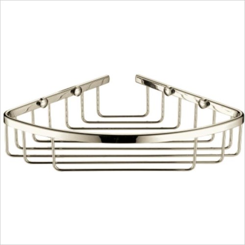 Heritage Bathrooms - Corner Wire Basket 50 x 290 x 160mm