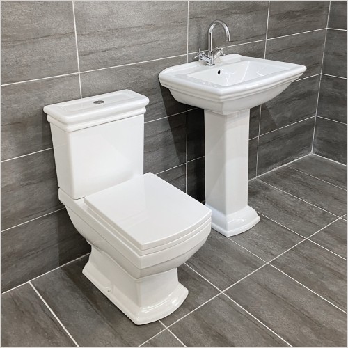 Reflections - Hemsley Deco Style Basin & Toilet Set