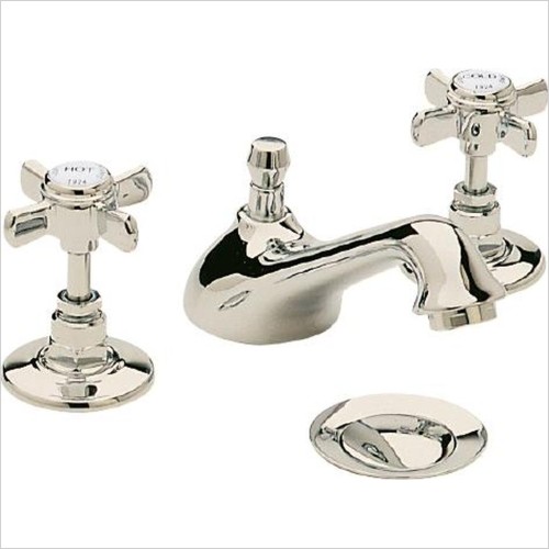 Heritage Bathrooms - Dawlish 3TH Basin Mixer
