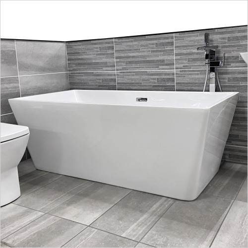 Gems - Gianna 1600mm Square Style Freestanding Bath