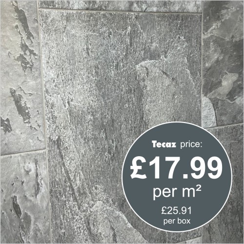 Tecaz - Inter Alder Grey 60 x 40cm Wall / Floor Tile