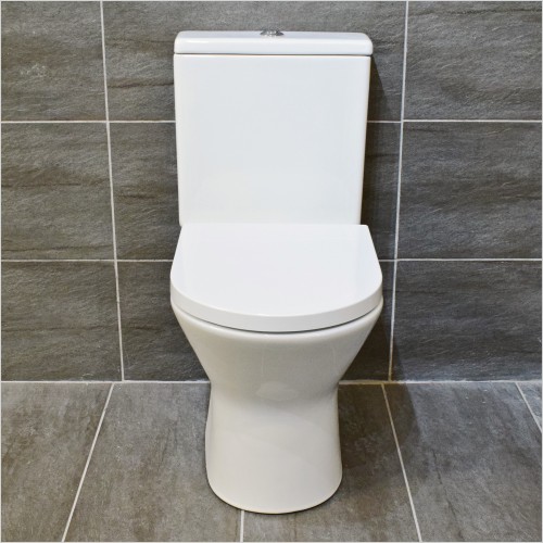 Reflections - Maria Rimless Open Back Toilet Inc Soft Close Seat