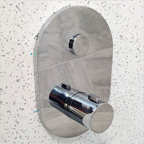 Tecaz - Dornach Concealed Round Style Thermostatic Shower Valve