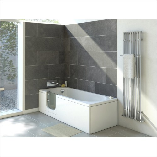 Gems - Cascade Easy Access Bath 1700mm Left Hand