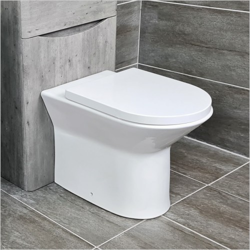Reflections - Olivia Rimless Back To Wall WC Pan