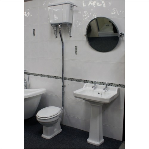 Hudson Reed - Carlton Richmond High Level Toilet & Basin Set Traditional