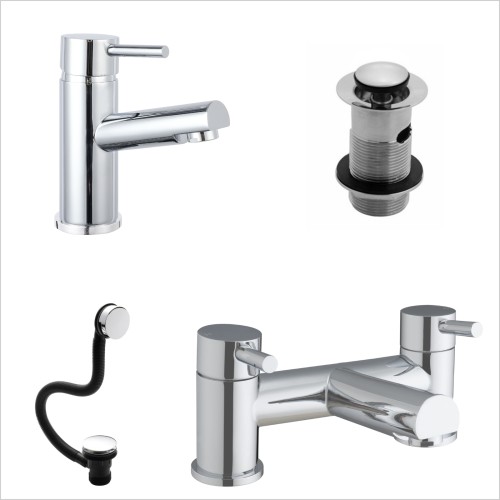 Reflections - Design K Tap Pack Including Basin Mono & Bath Filler