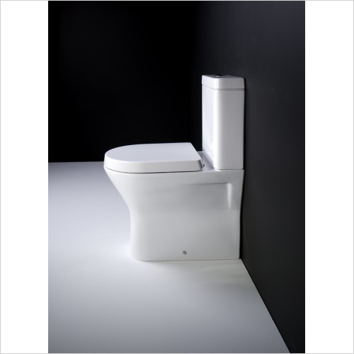 Rak - Resort Rimless Mini Closed Back Toilet Inc Seat