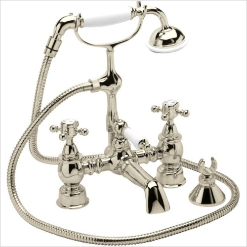 Heritage Bathrooms - Hartlebury Deck Bath/Shower Mixer