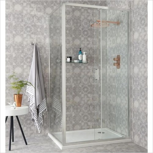 Tecaz - Benchmark 1100mm Sliding Shower Door Ex-Bathstore