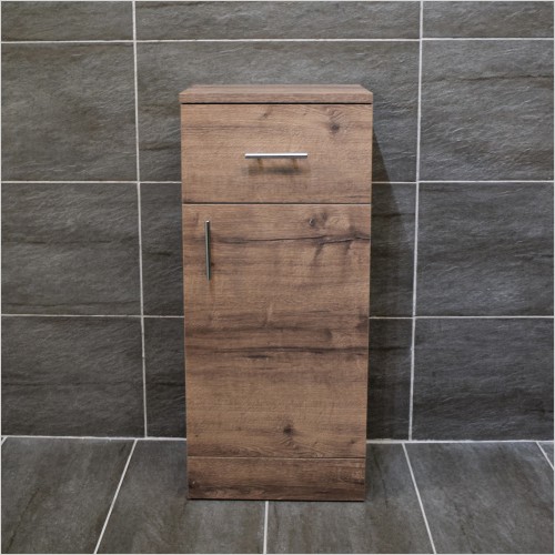 St. Moritz - Walnut Finish 350mm Drawline Storage Unit