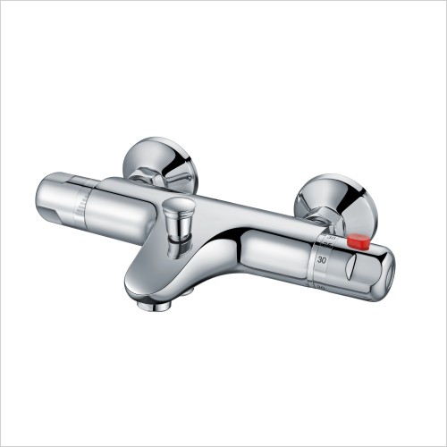 Reflections - Thermostatic Bath Shower Mixer Tap Wall Mounted