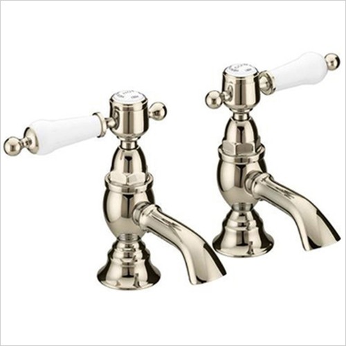 Heritage Bathrooms - Glastonbury Basin Taps Timeless