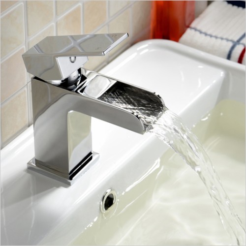 Reflections - Design B Waterfall Basin Mono Mixer Tap