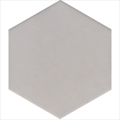 Tecaz - Inter Solid Silver Glazed 215 x 250mm Wall / Floor Tile