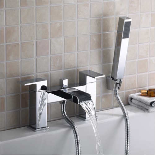 Reflections - Design B Waterfall Bath Shower Mixer Tap