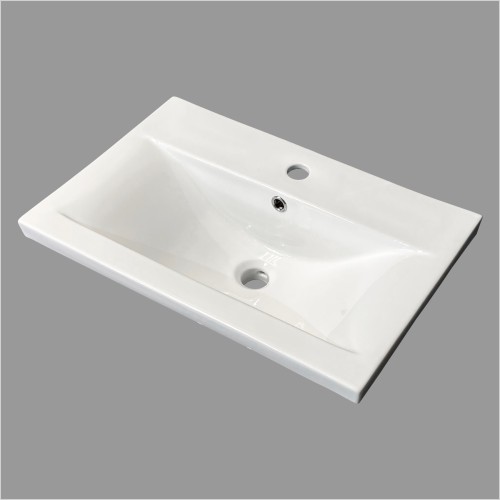 Gems - Moonstone Lucca 600mm Wall Hung Vanity Unit Matt Dark Grey