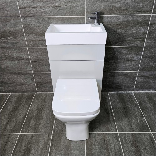 Reflections - All In One 500mm Gloss Grey Mist Combination Unit Set