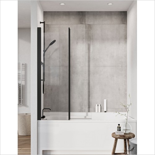 Roman Showering - Lumin8 Inward Opening Bath Screen