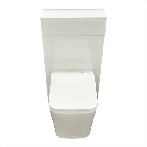 Gems - Moonstone Lucca 500mm WC Unit in White Gloss Finish