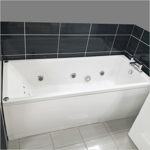 Reflections - Sabrina 1700 x 700mm End Tap Hole Whirlpool Bath