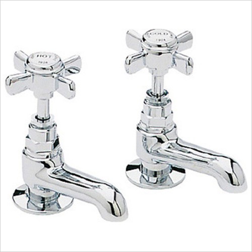 Heritage Bathrooms - Dawlish Short Nose Basin Taps