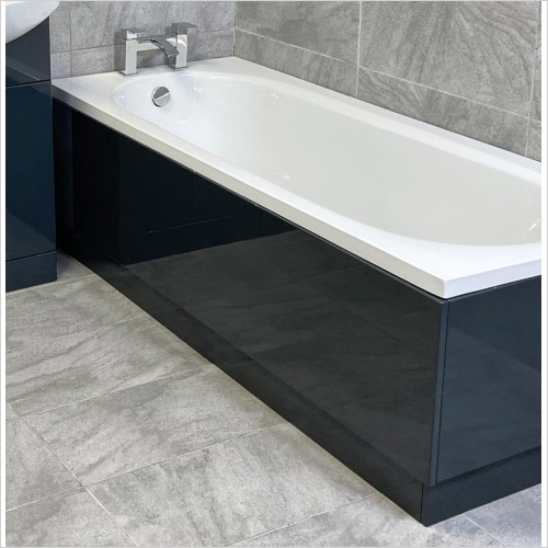 St. Moritz - Anthracite Gloss 1700mm Front Bath Panel