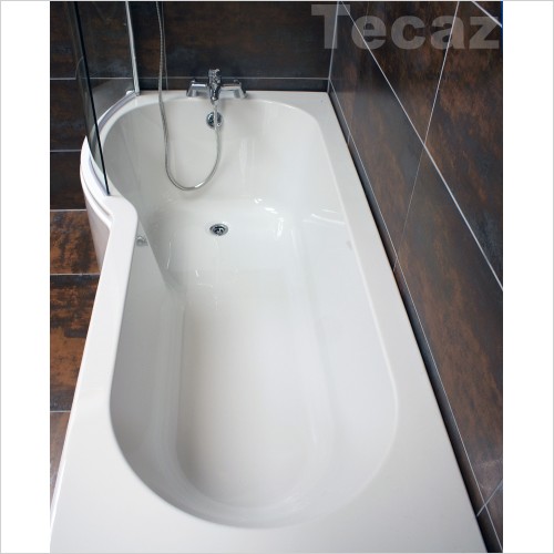 T2 Value Range - Ginny P Shaped Showerbath Suite Left Hand