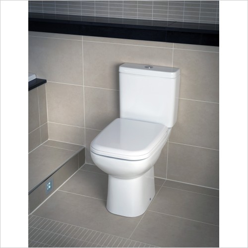 Rak - Origin 62 Close Coupled Toilet With Soft Close Seat