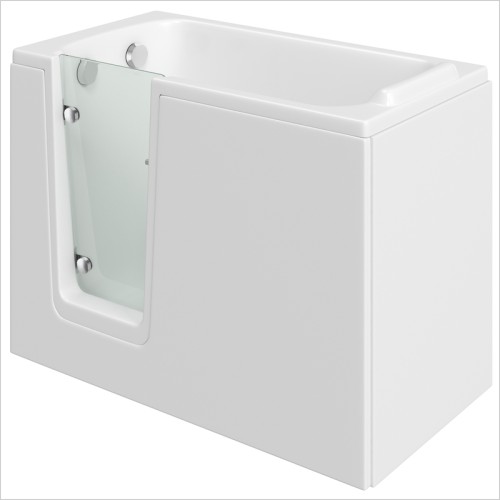 Gems - Comfort Easy Access Deep Soak Bath 1210mm Left Hand