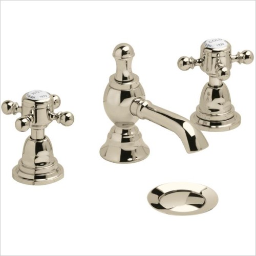 Heritage Bathrooms - Hartlebury 3TH Basin Mixer
