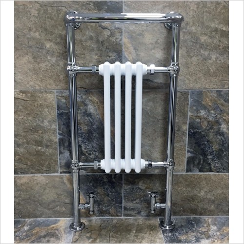 Reflections - Small Traditional Heated Towel Rail 963x493mm
