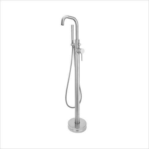 Tecaz - Core Chrome Floorstanding Bath Shower Mixer Tap