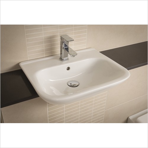 Rak - Origin 62 52cm Semi Recessed Basin