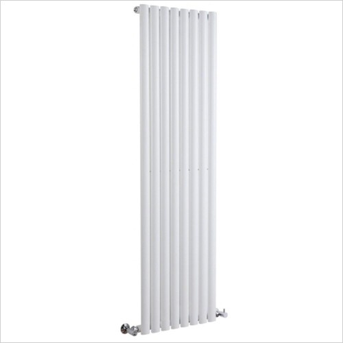 Gems - Tall Designer 8 Bar White Radiator 1800 x 470mm