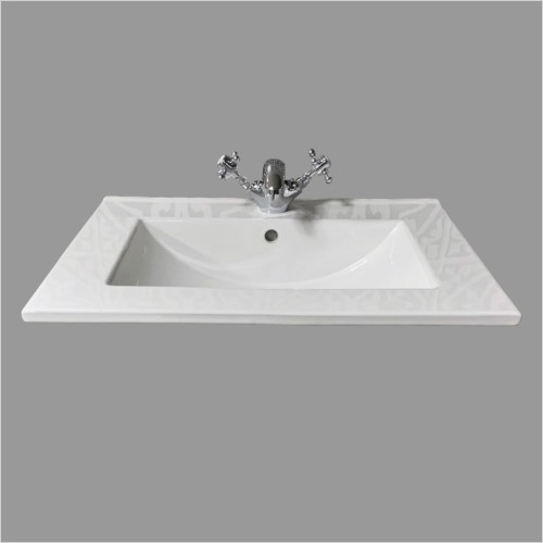 Old England - 600mm Ceramic Basin - Durham/Alpine Duo Range