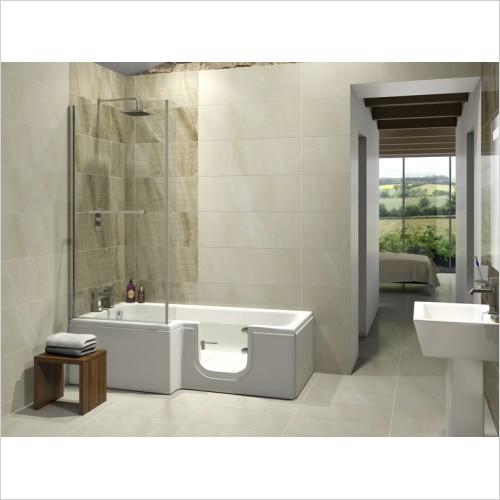 Gems - Solarna Easy Access Showerbath Left Hand