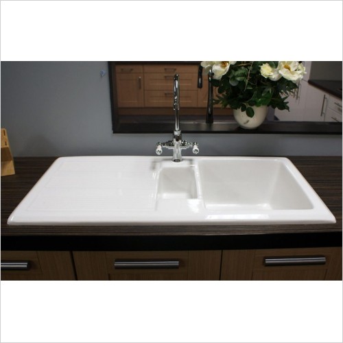 Rak - Rak Ceramic Kitchen Sink 1.5 Bowl with Traditional Tap