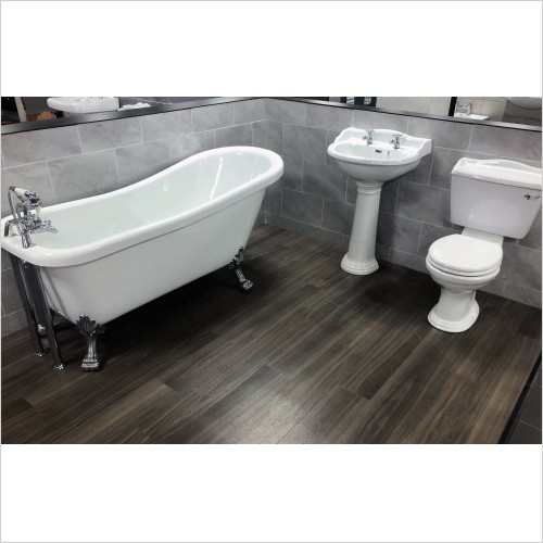Gems - Chancery Tadtional 1700mm Slipper Bath Suite