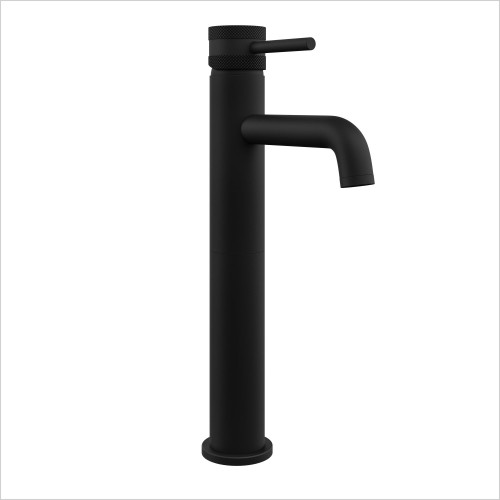 Tecaz - Core Matt Black Tall Basin Mono Mixer Tap
